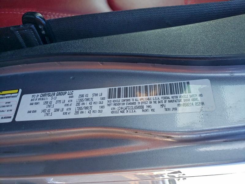 2013 JEEP WRANGLER U #3303778436