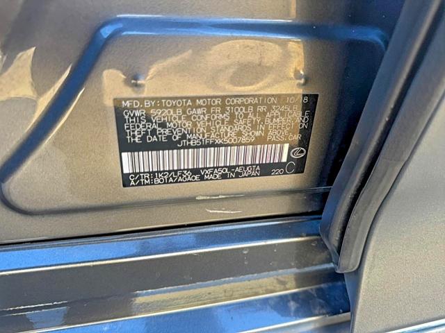 2019 LEXUS LS 500 BAS #3301597639