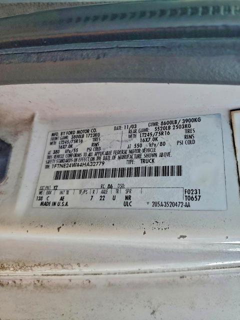 2004 FORD E250 #3317800075