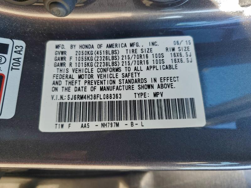 2015 HONDA CR-V LX #3303811417