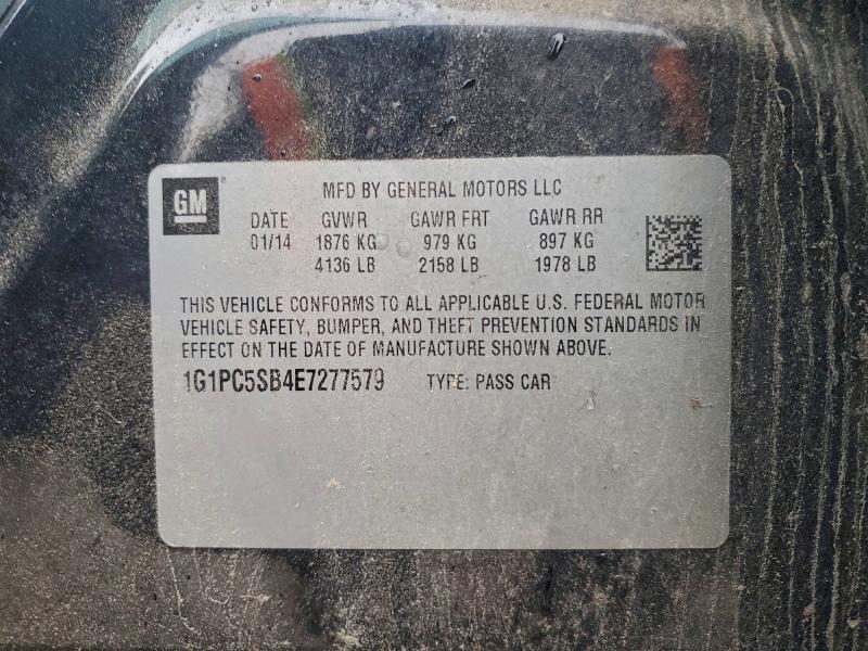 2014 CHEVROLET CRUZE LT #3305578101