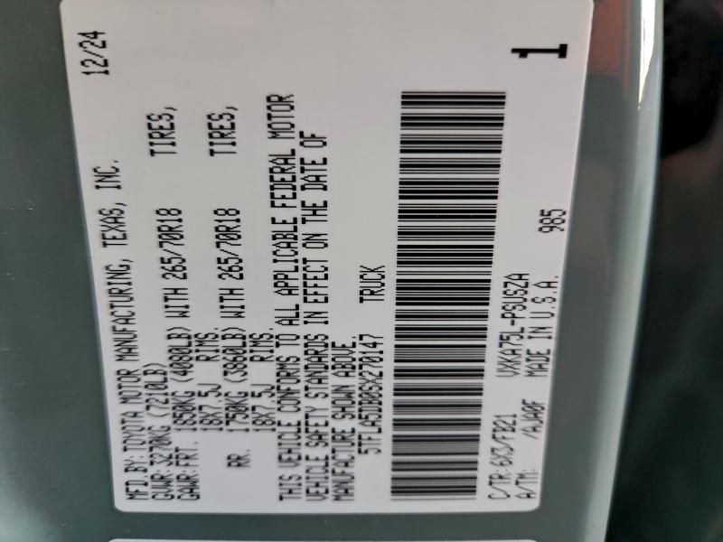 2025 TOYOTA TUNDRA CRE #3312573212