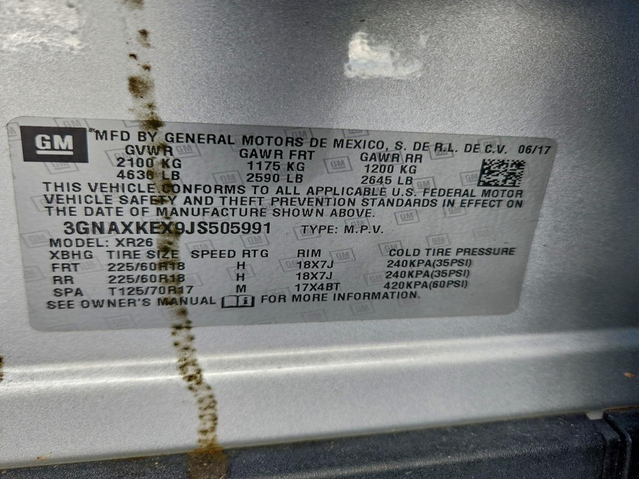 CHEVROLET EQUINOX LT