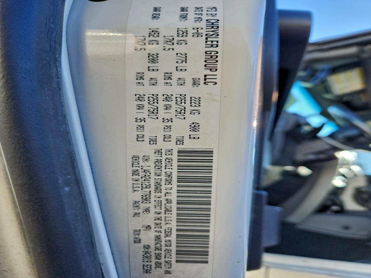 Lot #3302899887 2009 JEEP WRANGLER X