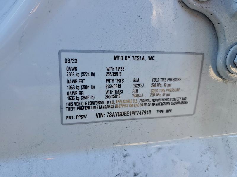 2023 TESLA MODEL Y #3303862787