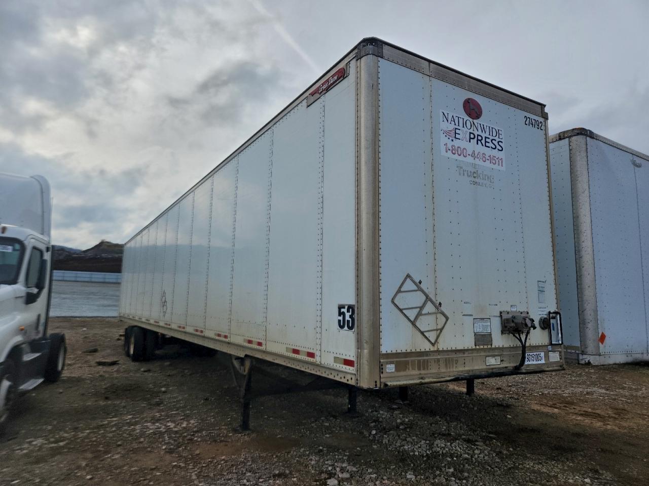 Lot #3317797106 2012 GREAT DANE 53 FT