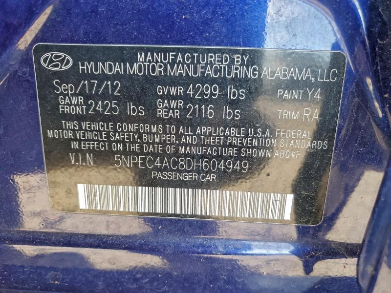 2013 HYUNDAI SONATA SE #3305295311