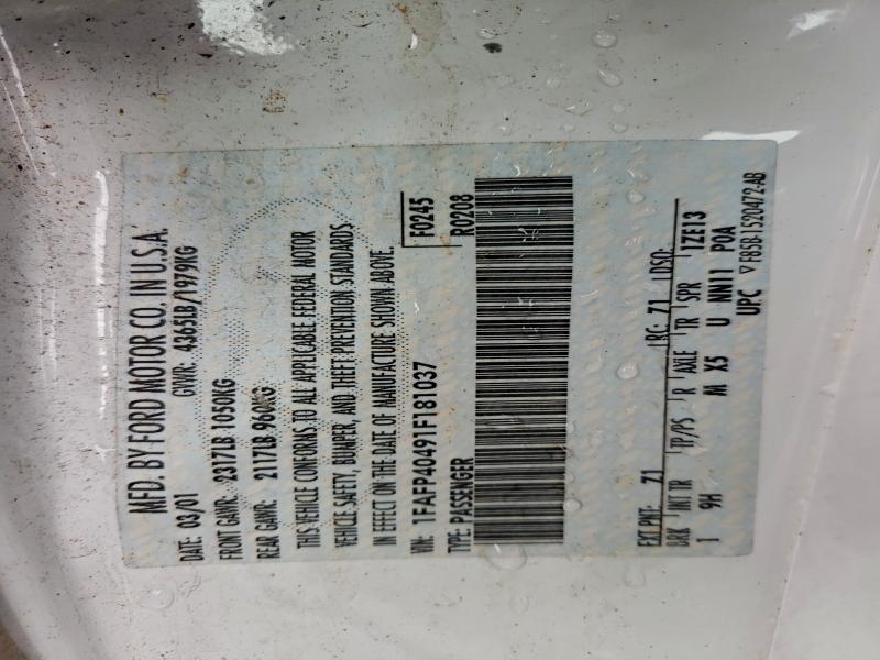 2001 FORD MUSTANG #3311656267