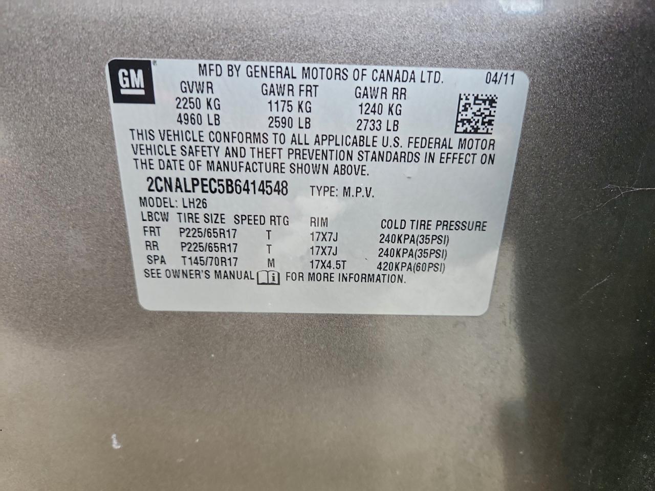 CHEVROLET EQUINOX LT