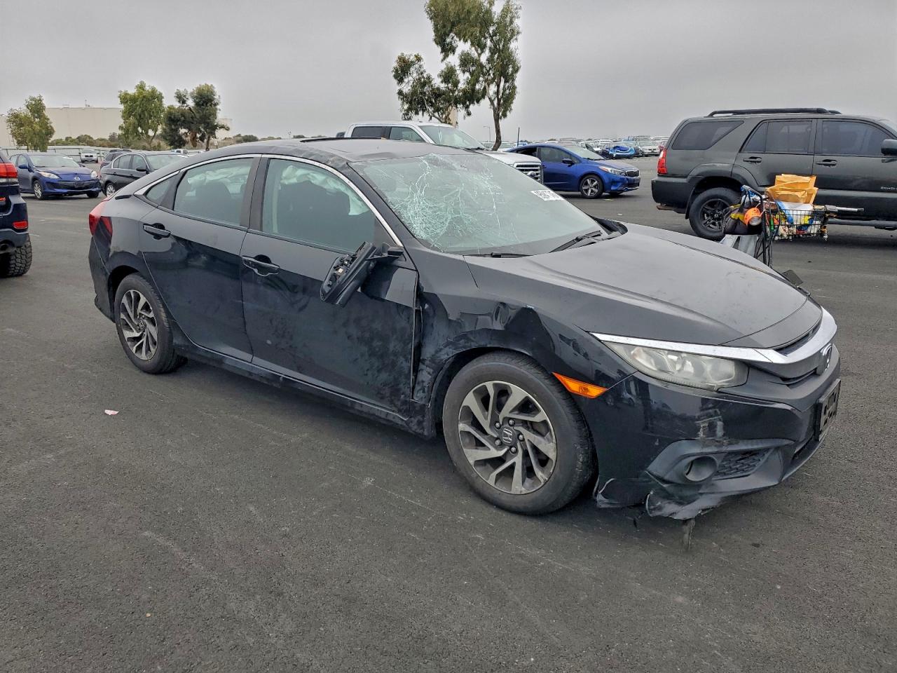 Lot #3311666236 2016 HONDA CIVIC EX