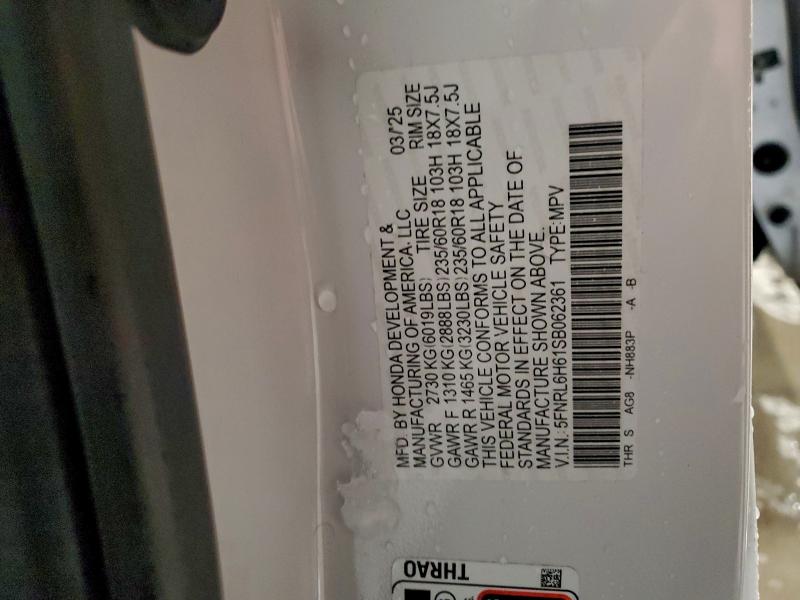 2025 HONDA ODYSSEY EX #3305598108