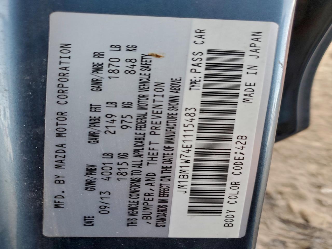 MAZDA 3 GRAND TOURING