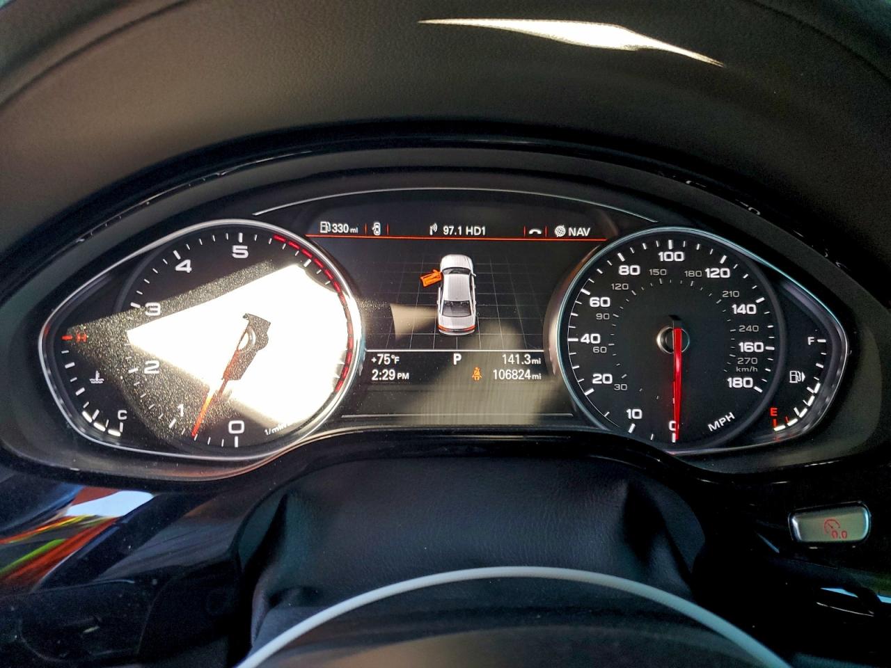 Lot #3318063393 2015 AUDI A8 L QUATT