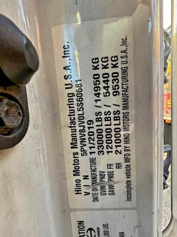 2020 HINO HINO 338 #3304523469