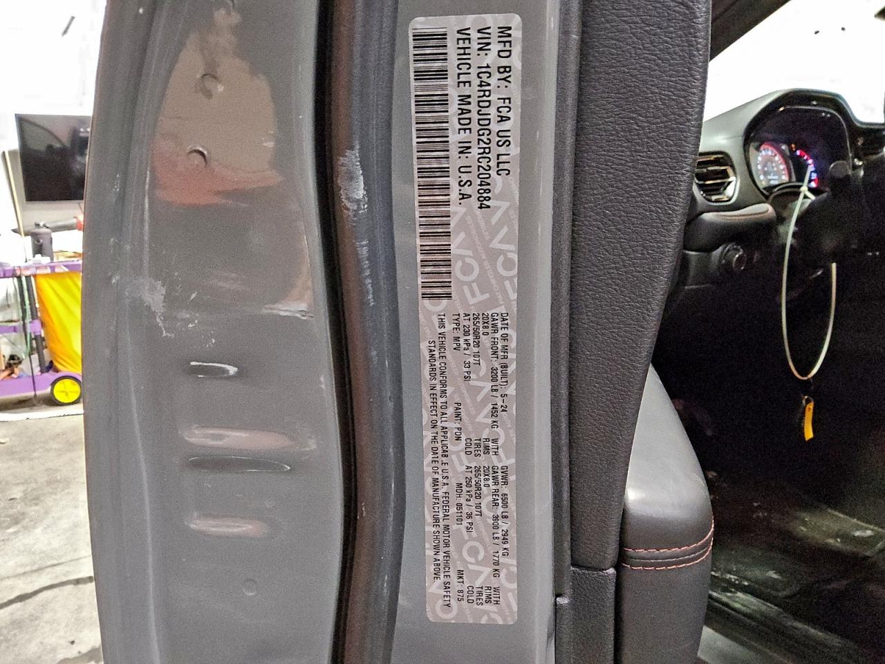 Lot #3317831207 2024 DODGE DURANGO GT