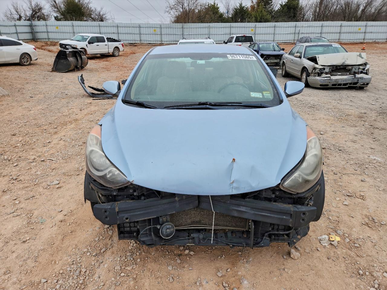 Lot #3316710401 2011 HYUNDAI ELANTRA GL