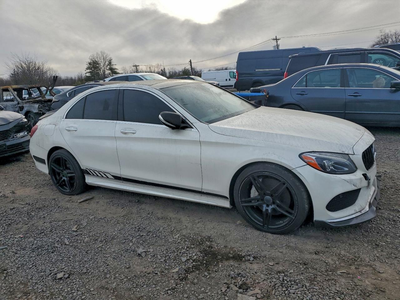 Lot #3311515245 2015 MERCEDES-BENZ C 300 4MAT