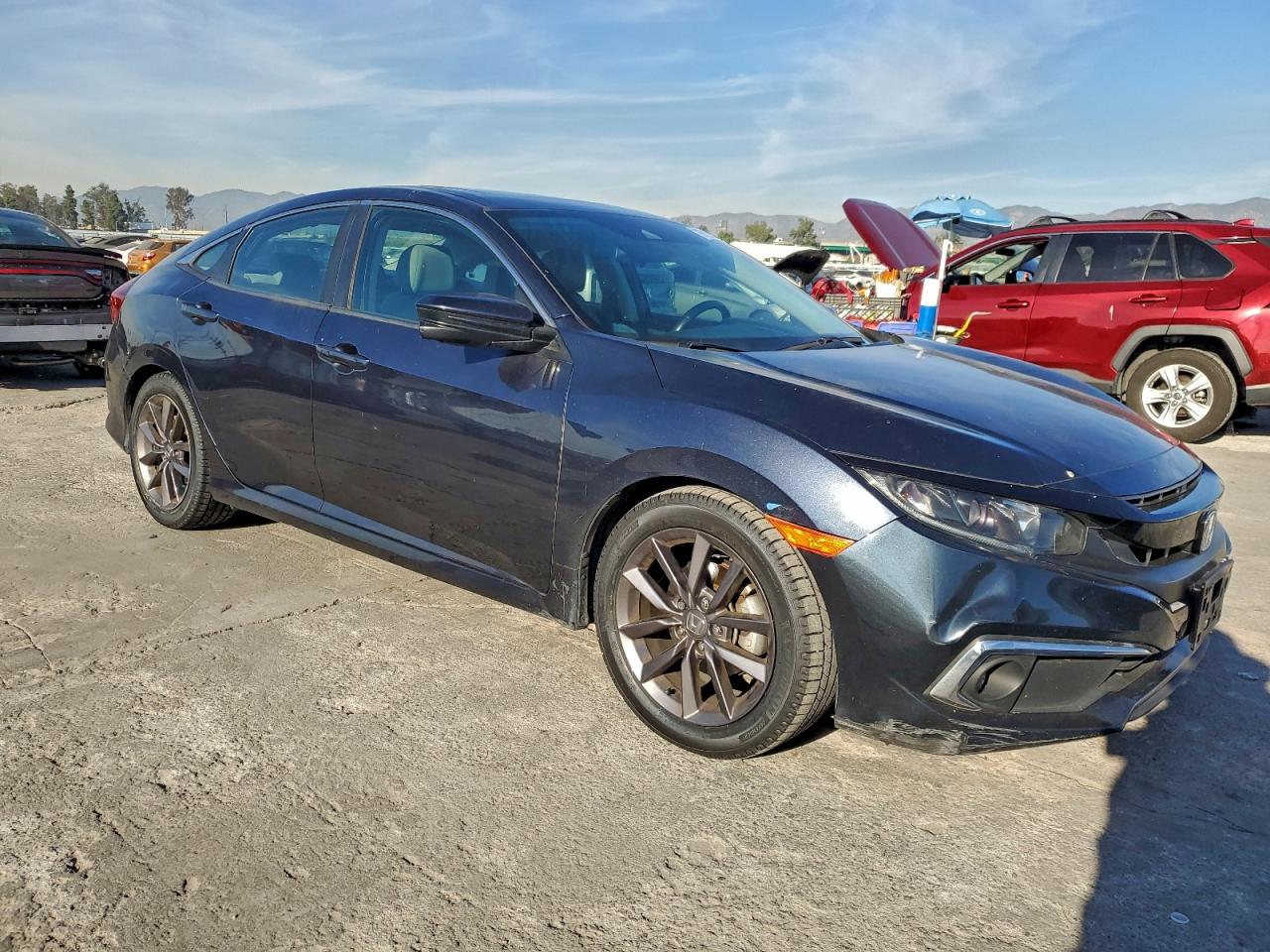 Lot #3318140404 2020 HONDA CIVIC EX