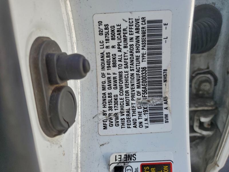 2010 HONDA CIVIC GX #3304086506