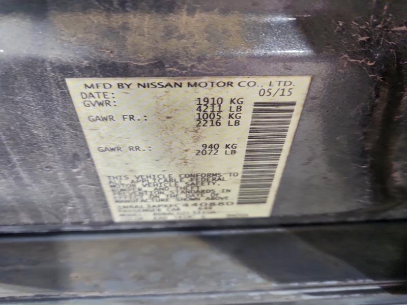 2015 NISSAN ALTIMA 2.5 #3316895094