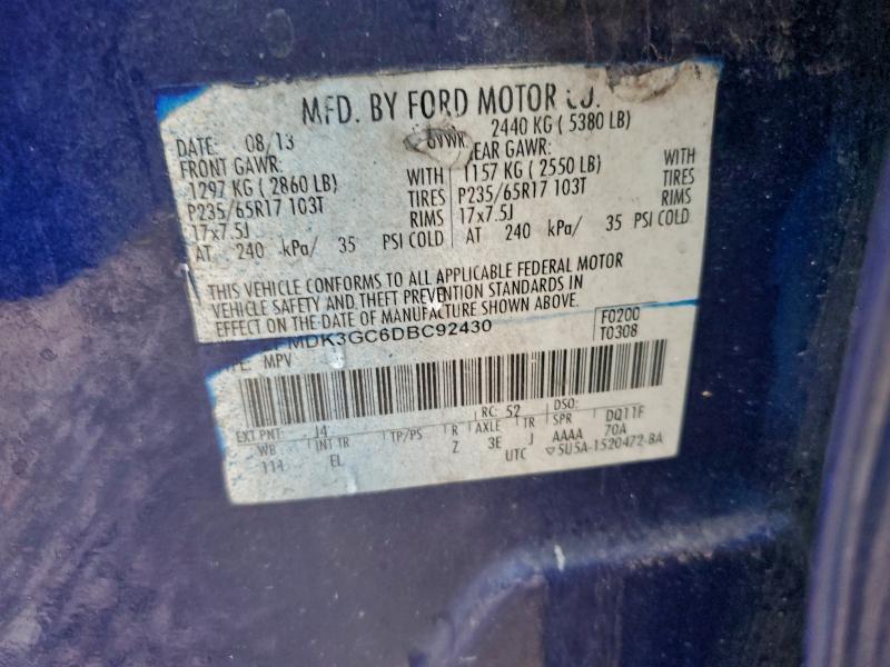 2013 FORD EDGE SE #3304645964