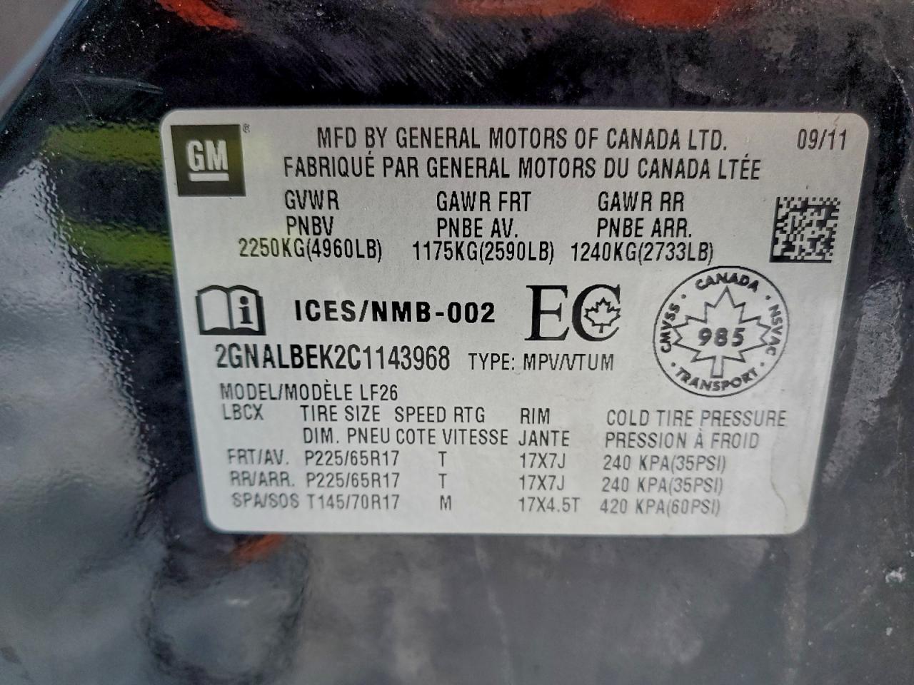 CHEVROLET EQUINOX LS