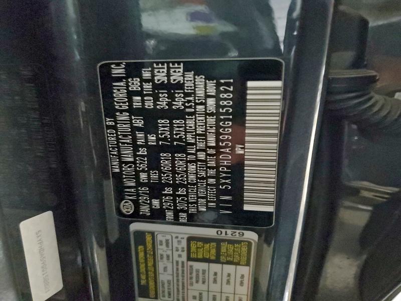 2016 KIA SORENTO EX #3309239618