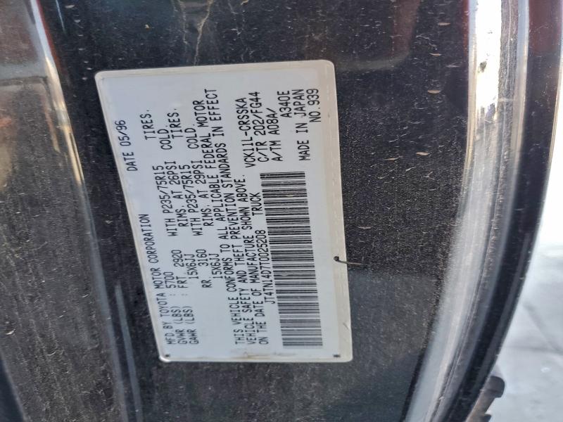 1996 TOYOTA T100 XTRAC #3312529613