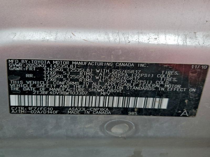 2011 TOYOTA RAV4 #3308581500