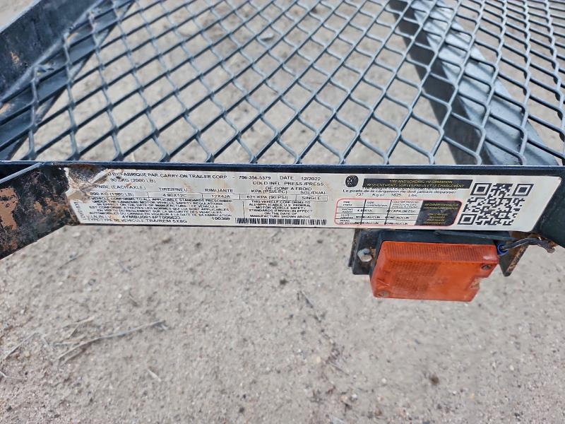 2023 CARRY-ON TRAILER UTILITY TR #3318081375