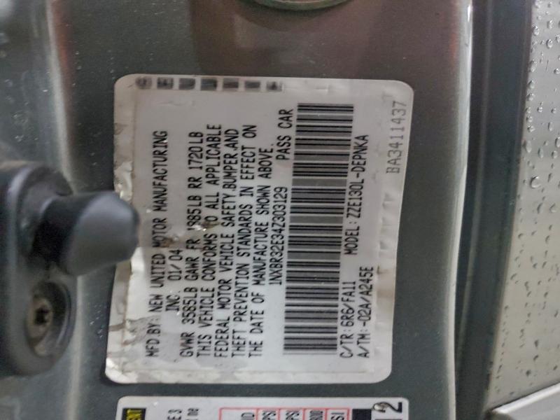 2004 TOYOTA COROLLA CE #3302749038