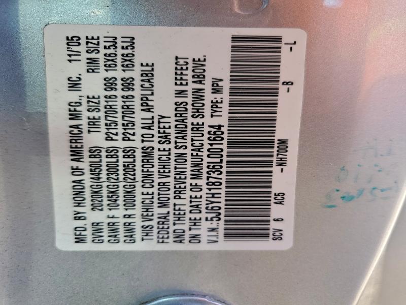 2006 HONDA ELEMENT EX #3302013089