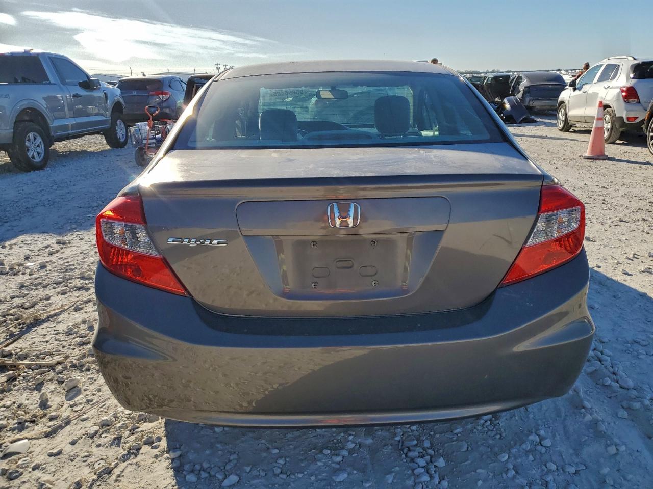 Lot #3317186145 2012 HONDA CIVIC LX