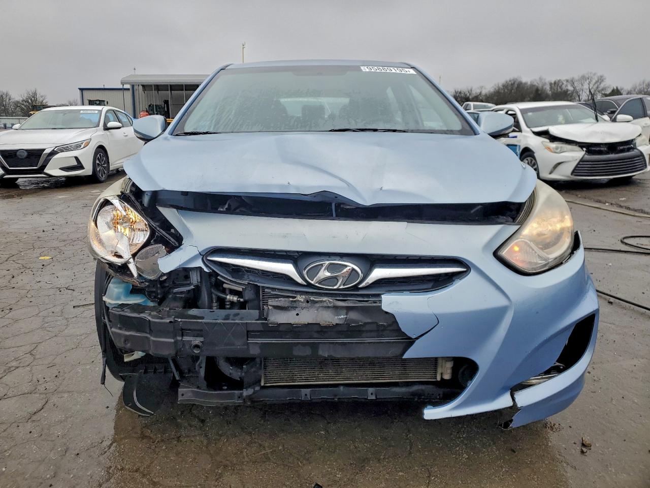 Lot #3311656233 2013 HYUNDAI ACCENT GLS