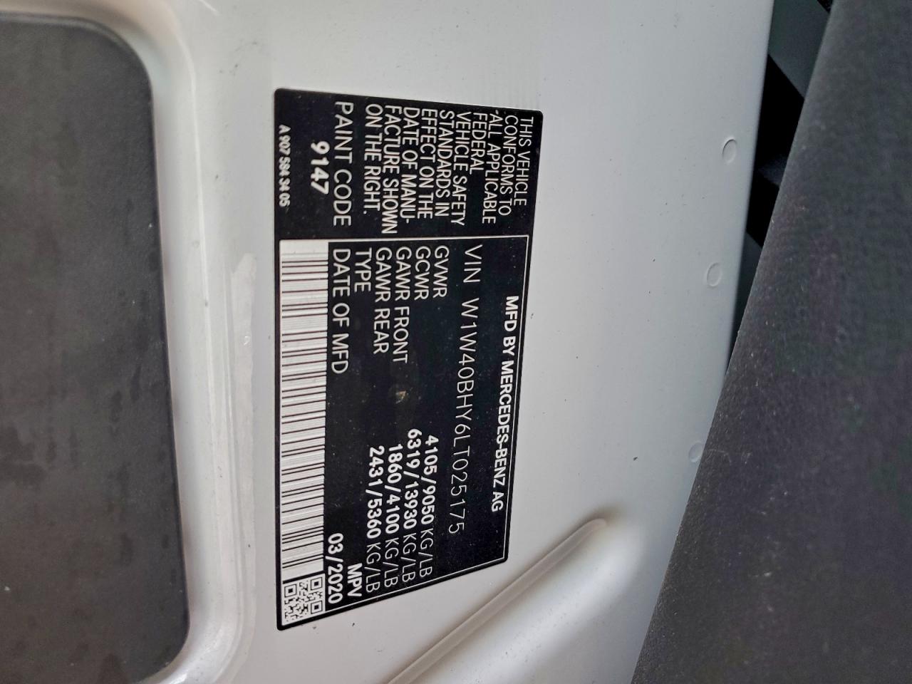 MERCEDES-BENZ SPRINTER 2500