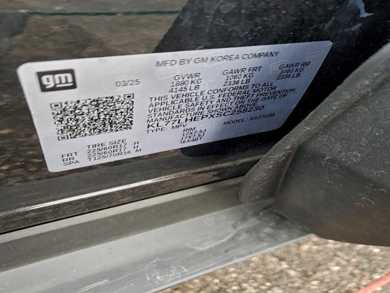 2025 CHEVROLET TRAX 1LT #3312682169