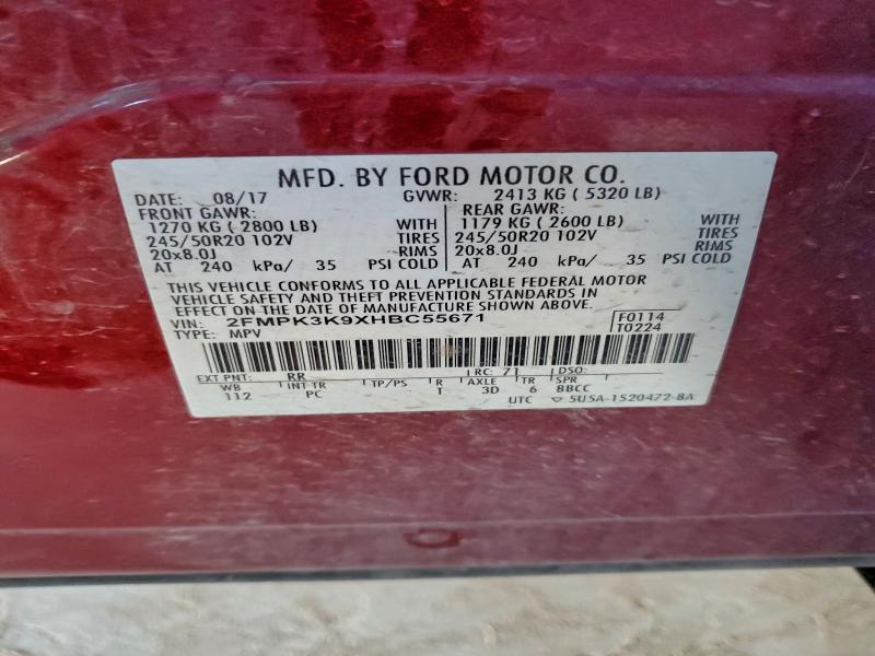 2017 FORD EDGE TITAN #3317061012