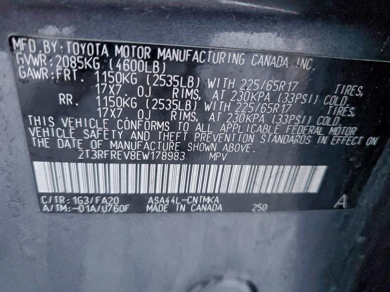 2014 TOYOTA RAV4 XLE #3303424907