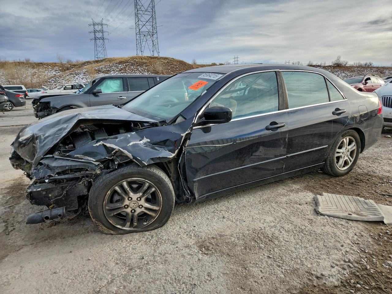 Lot #3316824406 2007 HONDA ACCORD EX
