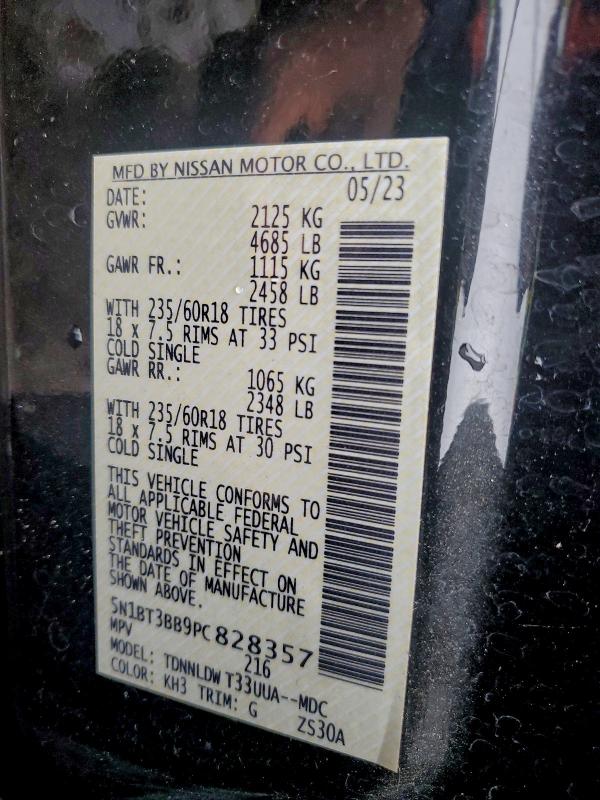 2023 NISSAN ROGUE SV #3305389318