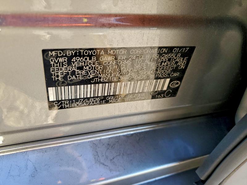 2017 LEXUS GS 350 BAS #3310418989