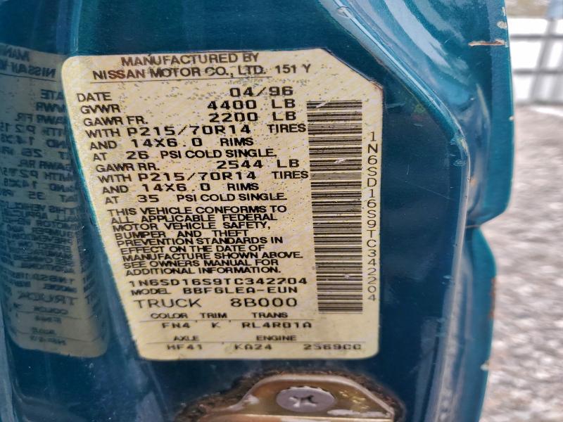 1996 NISSAN TRUCK KING #3304635970