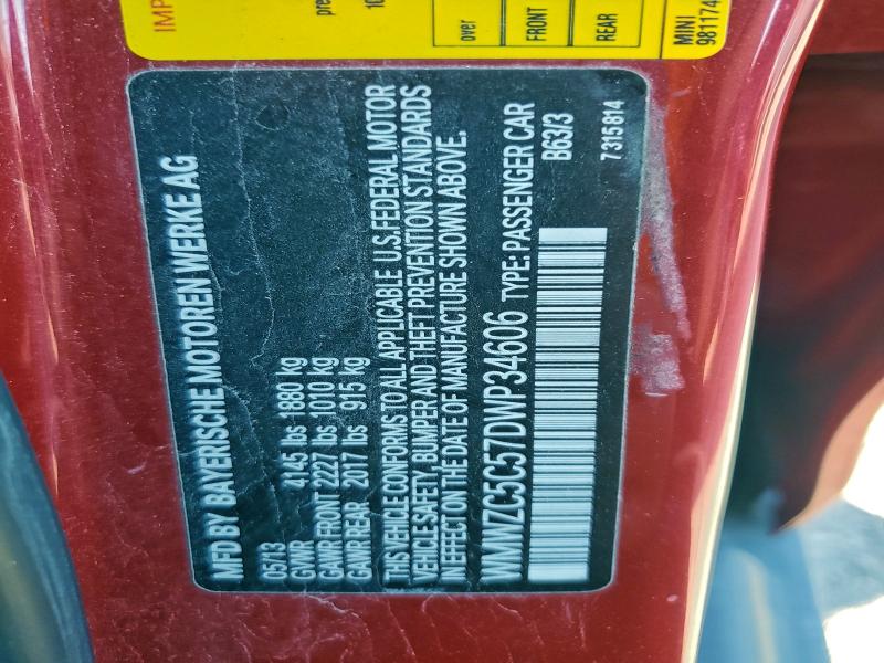 2013 MINI COOPER S C #3302698014