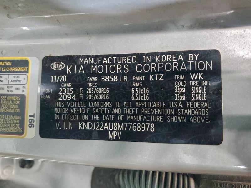 2021 KIA SOUL LX #3304002663