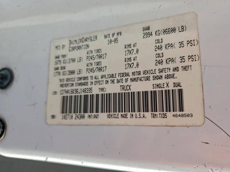 2006 DODGE RAM 1500 S #3310440306