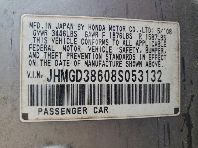 2008 HONDA FIT SPORT #3301664654