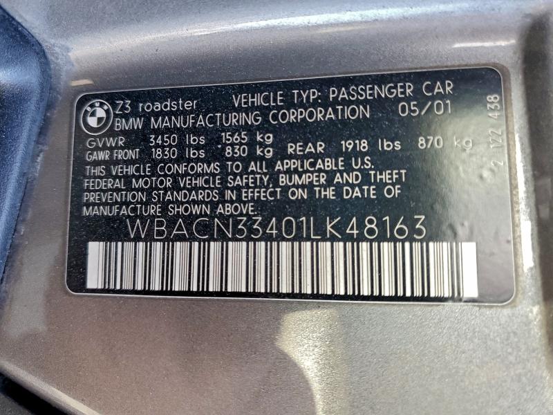 2001 BMW Z3 2.5 #3317807082