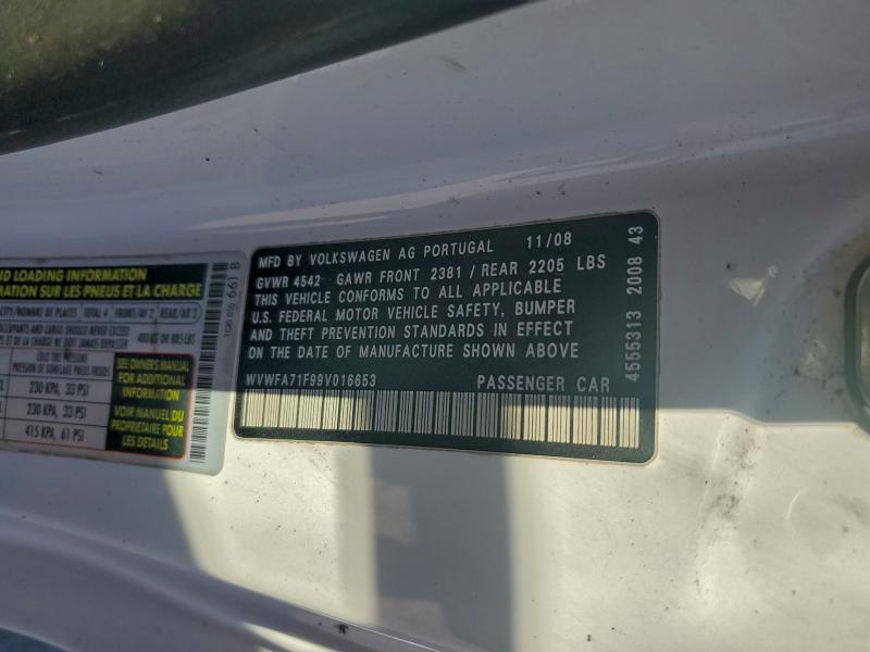 2009 VOLKSWAGEN EOS LUX #3311554261