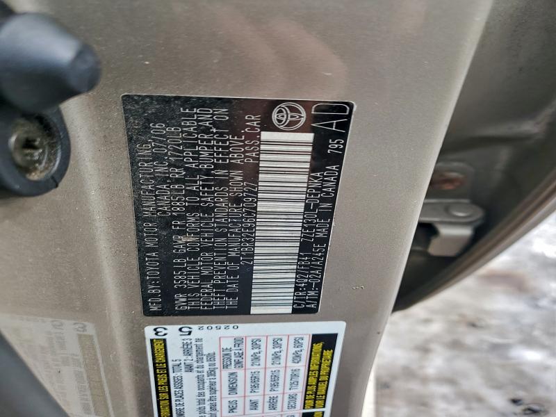 2006 TOYOTA COROLLA CE #3317758094