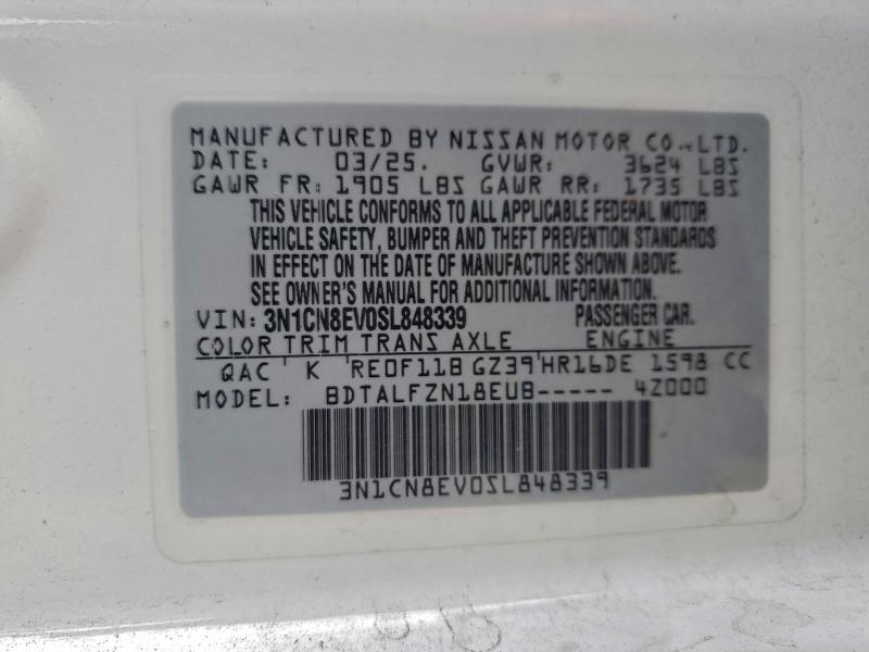 2025 NISSAN VERSA SV #3305388313